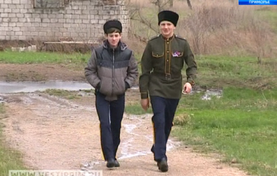 THERE IS COSSACK CADET CLASS IN THE ILYINSKAYA VILLAGE IN PRIMORYE