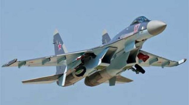 Newest Su-35S fighters warded off the attack of the maneuver enemy in the airspace of Primorsky region