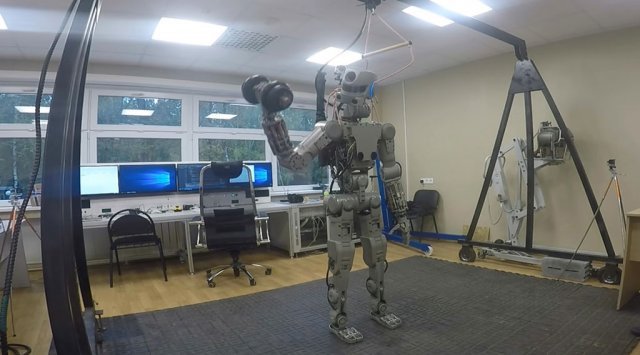 Humanoid robot Fedor will conquer the moon for Russia