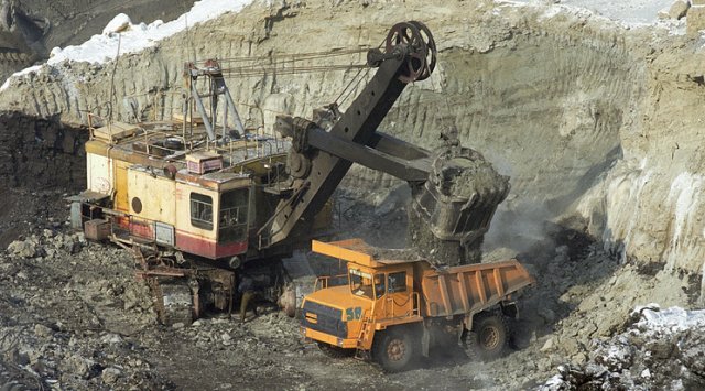 The new open-cast mine is being built in Primorye
