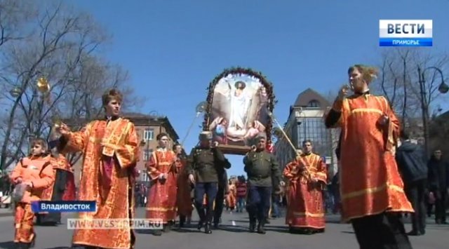 Primorye celebrated Easter