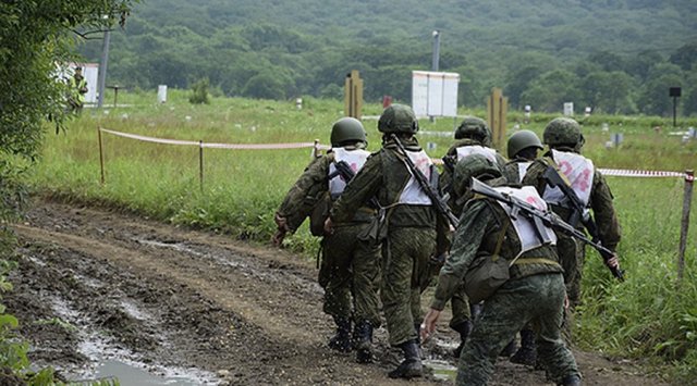 The best marines were chosen for the international stage of «Amphibious Landing» competitions in Vladivostok