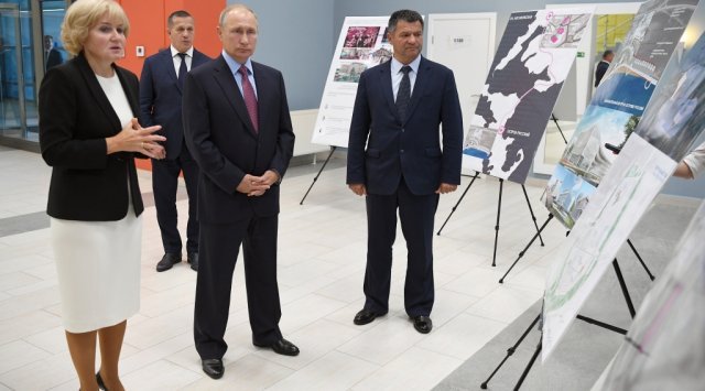 Putin showed the project of a unique cultural and educational complex in Vladivostok