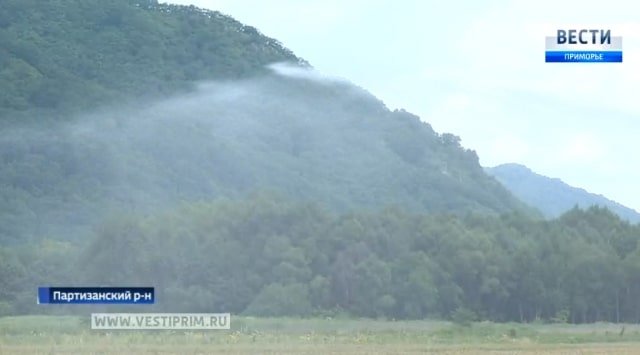 Farmers of Zolotaya Dolina in Primorye save crops with an artificial rain