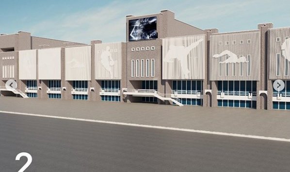 Citizens of Primorye chose the best draft of the new facade of “Olympian” sports center