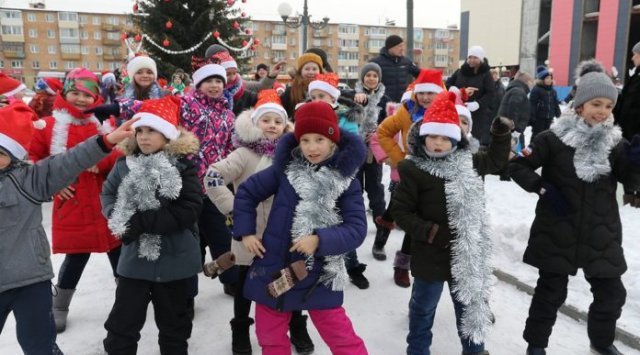 Arseniev’s citizens made a festive flashmob