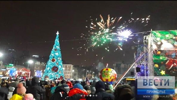 New Year’s fireworks will be seen from  different spots in Vladivostok