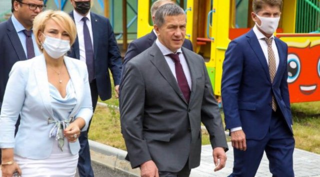 Trutnev and Kozhemiako visited the new Vladivostok’s kindergarten