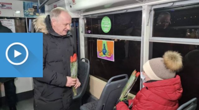 The mayor of Vladivostok wished the women of the city a very happy International Women’s day